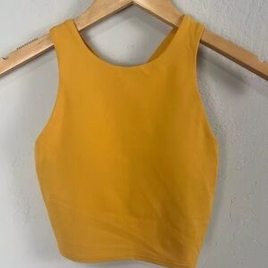 Athleta Conscious Crop in Abyssian yellow